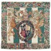 Vlámský gobelín tapiserie - Rodiny erb králů Skotska Stuartů